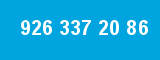 926 337 20 86 926 337 20 86